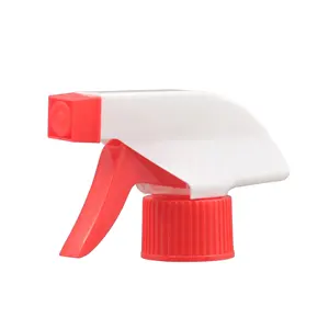 Заводская пластиковая полипропиленовая 28/410 28/400, белый красный цвет, жидкий распылитель, насадка для распылителя, насос для мытья бутылки