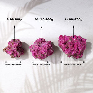 Spécimen de rubis rouge de qualité naturelle, grappe de pierres précieuses brutes pour décoration intérieure, 1 pièce - Product Image 3