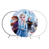 Arco de Flores con Soporte para Globos, Soporte de Aluminio de 6.5 pies, Sublimación por Tinte, Decoración para Bodas, Fiestas, Eventos, Publicidad, Fondo