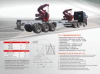 Camion de véhicule de levage latéral de conteneur de 20 pieds Sinotruk Howo