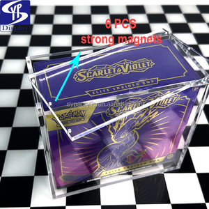 Syp Tùy Chỉnh Chất Lượng Cao Acrylic Pokemon 151 Etb 6Mm 8Mm Bảo Vệ Rõ Ràng Trường Hợp Đối Với acrylique Scarlet & Violet Elite Huấn Luyện Viên Hộp - Product Image 2