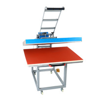 Presse à chaud manuelle haute pression grand format 80*100 pour sublimation de vêtements, équipement d'impression, garantie 1 an