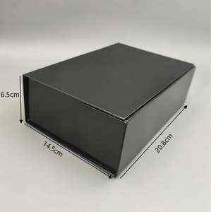 Boîte en carton pliable rectangulaire de haute qualité pour emballage cadeau, fermeture magnétique, emballage rigide en <span class=keywords><strong>papier</strong></span> mat, boîtes cadeaux pliables - Product Image 2