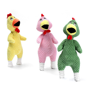 Jouet à mâcher pour chien en peluche écologique unique avec fonction sonore pour une utilisation en intérieur et en extérieur - Product Image 1
