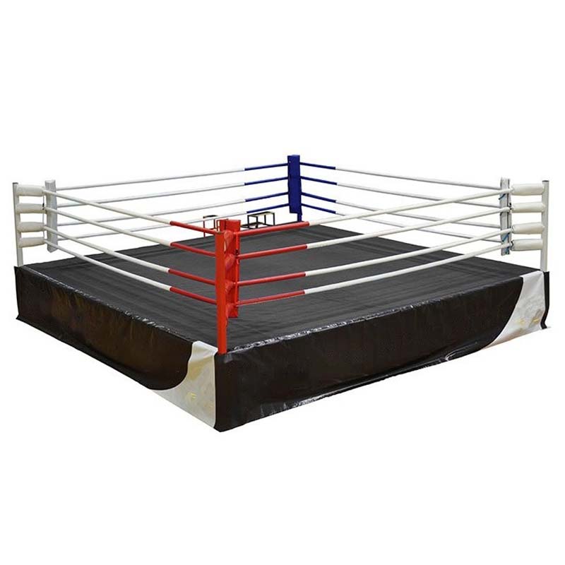 Boxing Ring Kompetisi Profesional dengan Logo Kustom