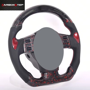 Volant en cuir perforé en fibre de carbone noir forgé à LED personnalisé de <span class=keywords><strong>2022</strong></span> Offre Spéciale pour Zotye - Product Image 1