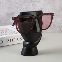 Présentoir à lunettes créatif, support artistique en forme de tête de mannequin, support de rangement pour lunettes de soleil, accessoires de vitrine