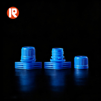 Capuchon de bec verseur Doypack en PE écologique bleu 16 mm avec conception anti-fuite pour pochette de lessive liquide