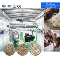 Máquina para Elaborar Alimento para Aves de Corral lUODATE 2-4TPH para Ganado Vacuno, Ovino y Porcino con Certificación CE