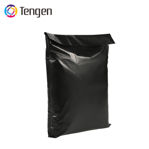 Embalaje de plástico, bolsas de envío de correo de polietileno, negro personalizado biodegradable para ropa, paquete de 100 de 10x13 pulgadas, embalaje de ropa - Product Image 1