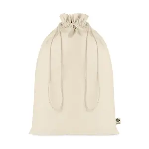 Sac cadeau en coton biologique Amber Large, merchandising durable - Product Image 4