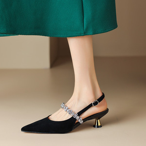 Nuevas llegadas de primavera/verano, sandalias de tacón alto con plataforma, de piel sintética, de color sólido, sexys, para mujer, ideales para bodas y fiestas. - Product Image 3