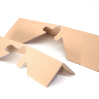 Protection d'angle en carton écologique et polyvalente, imperméable, flexible, recyclable, blanc/marron, vente en gros