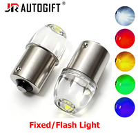 1156 BA15S P21W 1157 BAY15D P21/5W 3030 9SMD Dauerlicht Stroboskop-Blitz für Auto-Blinker Bremslicht 12V 24V Weiß Rot Gelb