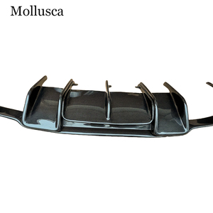 Pour Mercedes Classe C et Classe CLS W218 C218 4 portes, diffuseur arrière en fibre de carbone style R, lèvre de pare-chocs arrière 2011-2019 - Product Image 4