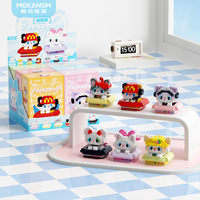 2025 nouveau produit ABS plastique Mini briques blocs de construction éducatifs bricolage Pet chat et chien jouets pour enfants modèle