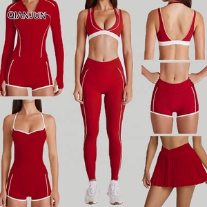 Bộ đồ tập thể thao nữ cao cấp <span class=keywords><strong>6</strong></span> món, quần legging, quần short thể thao, áo ngực thể thao, đồ tập yoga - Product Image 1