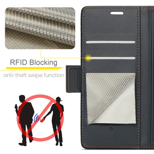 Étui portefeuille à blocage RFID CaseMe S25 FE S25 Edge S24 S23 S22 A73 A72 <span class=keywords><strong>A71</strong></span> A70 A56 A55 A54 Flip Cover pour Samsung S25 Ultra - Product Image 2