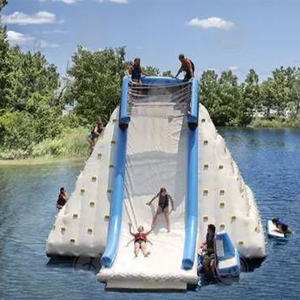 Núi Băng Trôi Bơm Hơi Vui Nhộn Tường Leo Núi Nổi Leo Núi Bơm Hơi Cho Công Viên Nước - Product Image 1