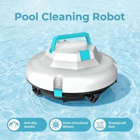 Aspirateur robotisé pour piscines de grande taille avec batterie rechargeable et système de nettoyage puissant