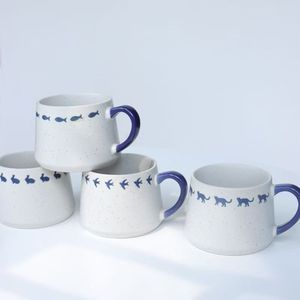 แก้วพอร์ซเลนรูปสัตว์แบบมินิมอลรุ่นใหม่ ของขวัญทางธุรกิจ ใช้ซ้ำได้ ปลอดภัยสำหรับอาหาร ใช้กับเครื่องล้างจานและไมโครเวฟได้ สำหรับกาแฟ - Product Image 3