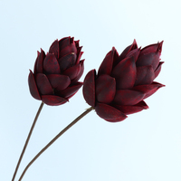 Fleurs séchées artisanales en gros pour la décoration de la maison, pour la fête des mères, Noël, couleur personnalisée, prix compétitif