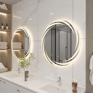Espejo de pared para baño, luz <span class=keywords><strong>Led</strong></span> inteligente con pantalla táctil - Product Image 1