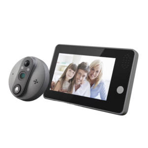 TuyaSmart Wi-Fi 1080P Interphone vidéo bidirectionnel avec <span class=keywords><strong>judas</strong></span> et sonnette vidéo TSP-U06BD - Product Image 1