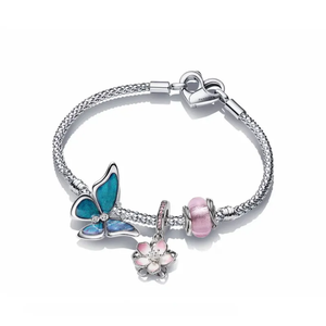 Pulsera Clásica de Plata de Ley 925 para Mujer, Estilo Europeo, Superventas, Joyería de Alta Gama DIY PANDORAED - Product Image 1