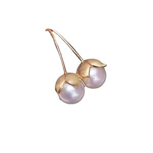 Accesorios de Plata S925 para Perlas DIY, Soporte Hueco para Pendientes con Perlas Redondas de 8-9mm, con Pendientes Elegantes de Perlas 21705 - Product Image 5