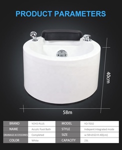 Nuovo elenco bianco Pedicure sedia con poggiapiedi salone <span class=keywords><strong>di</strong></span> bellezza mobili Spa lavandino bagno per Pedicure professionali - Product Image 4