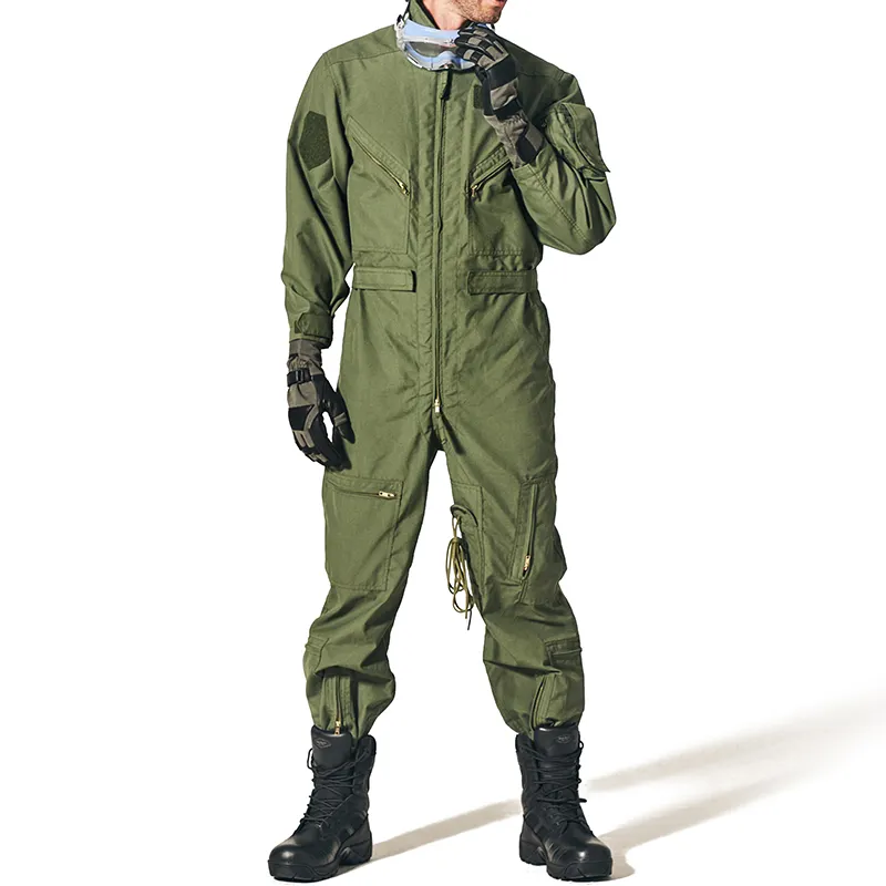 China Best Verkopende Flight Man Pak Kostuum Nomex Coverall Pilot Pak Met Aangepaste Logo 'S