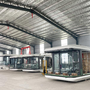 Station intelligente pratique et esthétique, rénovation de conteneur de type cabine urbaine, pour espaces de coworking et de diffusion en direct - Product Image 2