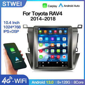 Lecteur Android pour voiture STWEI pour Toyota RAV4 RAV 4 2013 - 2019 2Din Radio Multimédia Vidéo GPS Style Tesla Carplay Stéréo Wifi Navi - Product Image 2
