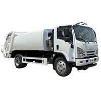 Camion compacteur de déchets I-suzu ELF 4X2 6m3, camion d'élimination des déchets, camion de compression des ordures