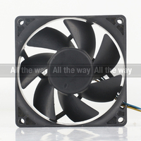 Delta 5V 24V 48V DC12V 0.51A AC EC 8025 8 8CM 4-kawat kontrol suhu sasis komputer Inverter AFB0812SH Coolingfan