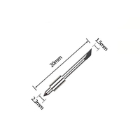 Cuchilla de corte de vinilo Graphtec Cb15 30/45/60 grados Silhouette Cameo Plotter Blade
