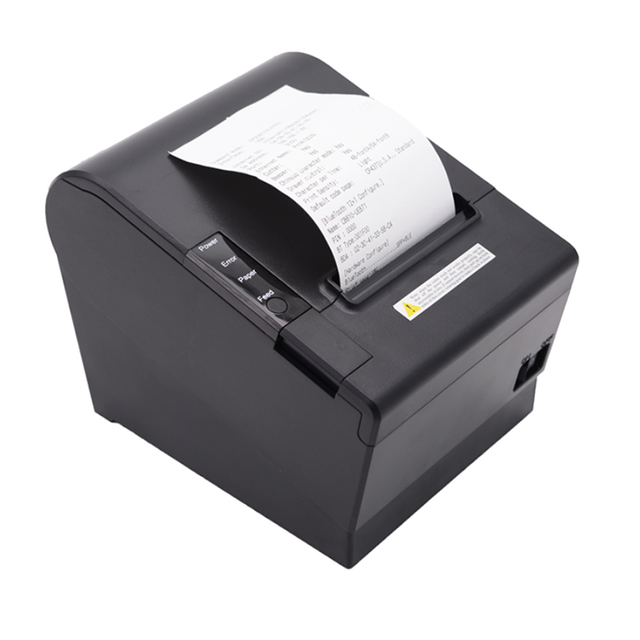 Factory Supply Pos Printer 80mm Desktop Style Thermal Printer With Auto Cutter Free Pos Software