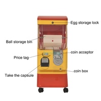 Distributeur de bonbons miniature pour enfants à monnaie, machine distributrice inversée à une seule couche