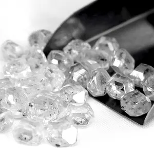 Rough lab diamonds hpht diamond prices per carat uncut rough 1.5-2.0 ct diamond necklace