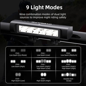 مصباح دراجة ليد سيكلامي 3400LM مصباح دراجة ساطع مقاوم للماء مصباح دراجة للجبال على الطرق الوعرة - Product Image 5