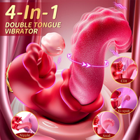 Estimulador de Clítoris con Lengua Vibrante, Vibrador de Lengua, Recargable por USB, Impermeable, 7 Frecuencias, Juguete Sexual Femenino
