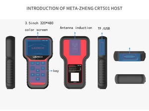 Herramienta de Diagnóstico TPMS con Sensores de 315/433 MHZ, Sistema de Monitoreo de Presión de Neumáticos, Activación CRT501, Analizador de Motor - Product Image 3