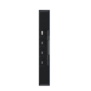 Radio réseau sans fil mini-rectangulaire personnalisée avec badge lumineux, couleur unie, fixation magnétique et batterie au lithium - Product Image 1