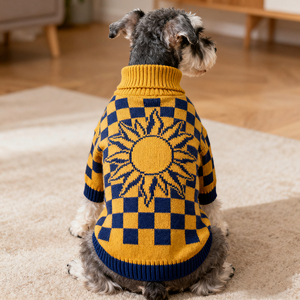 Pulls personnalisés pour animaux <span class=keywords><strong>de</strong></span> compagnie, conception par IA, <span class=keywords><strong>dessin</strong></span> <span class=keywords><strong>de</strong></span> photos, tricot chaud pour chiens et chats, cadeaux <span class=keywords><strong>de</strong></span> Noël, style NAZCA - Product Image 4