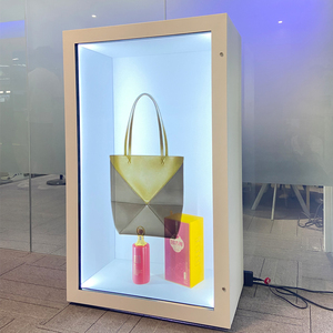 32 pouces grand écran tactile publicité écran Transparent affichage <span class=keywords><strong>Oled</strong></span> boîte holographique <span class=keywords><strong>projecteur</strong></span> vitrine - Product Image 3