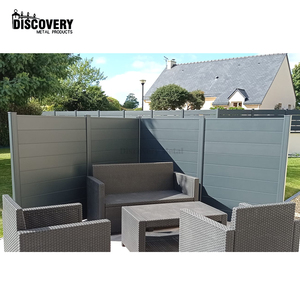 Panneaux de clôture de confidentialité en aluminium Ferro Slat Facile à assembler Modèle <span class=keywords><strong>3D</strong></span> Cadre en <span class=keywords><strong>bois</strong></span> Conception simple Usage résidentiel Pression naturelle - Product Image 2