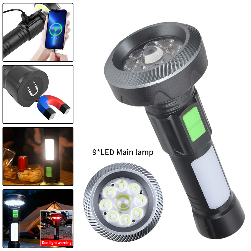 Rugtol Small Torch Led Super Bright, 600 Lumens Bright Pocket Torch Rechargeable, Camping Torch - View #6