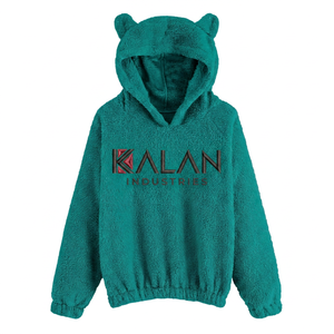 Sudadera con Capucha Deportiva para Mujer KFHW07, Elegante, Suave y Cálida, 100% Algodón Felpa, Cómoda, Ecológica, Moda de Invierno - Product Image 2
