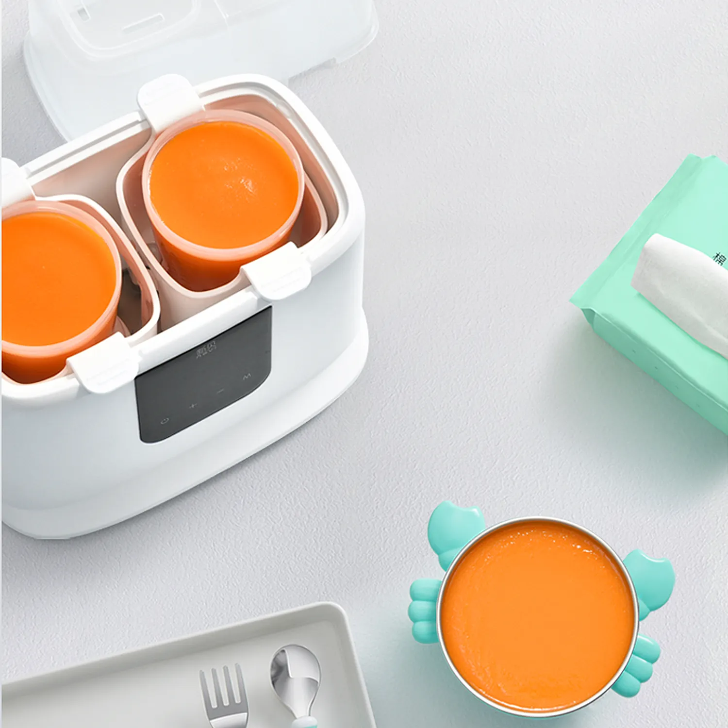 Multifunctional Breastfeeding Product Automatic Milk Heater Double Baby Bottle Warmer with Sterilizer